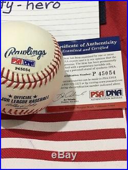 President Donald J Trump Signed Autograph Baseball PSA DNA Authentic MAGA