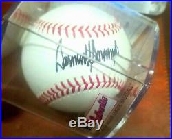 President Donald Trump Signed Autographed Full Name ROMLB Baseball PSA/DNA COA