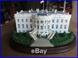 President George HW Bush Signed Danbury Mint White House Model PSA/DNA 41st Pres