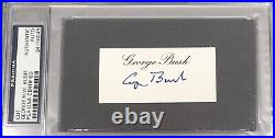 President George H. W. Bush PSA/DNA Authentic Signed Autograph