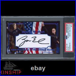 President George W Bush signed Cut 3x5 Custom Card PSA DNA Slab Auto C2618