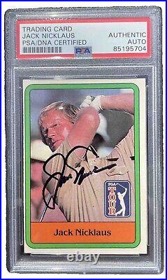 Psa / Dna Jack Nicklaus 1981 Donruss Rookie Card Signed Autograph Masters Champ