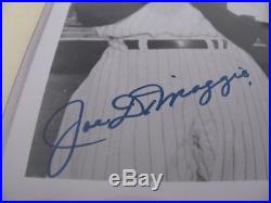 Psa Dna Ted Williams Mantle Joe Dimaggio Signed 8 X 10 Photo Triple Autograph