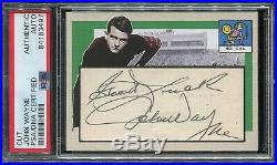 Psa/dna 1955 Topps All-american John Wayne Usc Autographed Cut Signature Card