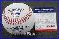 Psa/dna Ernie Banks #14 Lets Play 2 Cubs Autographed Official ML Baseball