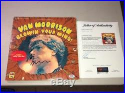 RARE Van Morrison Signed Autographed BLOWIN YOUR MIND Album LP PSA/DNA FULL LOA