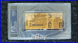 ROBERTO CLEMENTE Auto Autograph signed 1971 PLAYOFF MVP ticket PSA DNA 1/1 cut