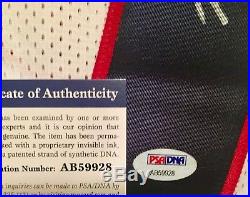 ROB GRONKOWSKI Signed Autographed XL Jersey PSA/DNA AB59928 Custom PATRIOTS