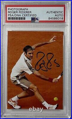 ROGER FEDERER SIGNED PHOTOGRAPH PSA DNA CERTIFIED AUTOGRAPH PICTURE Wimbledon