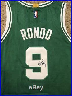 Rajon Rondo Boston Celtics Pro Cut Revolution PSA DNA Autograph Adidas Jersey