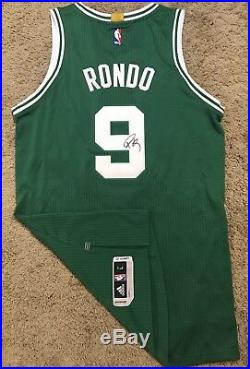 Rajon Rondo Boston Celtics Pro Cut Revolution PSA DNA Autograph Adidas Jersey