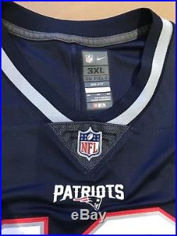 Rare Nike On Field Tom Brady Autographed Away Jersey. COA PSA/DNA. Patriots