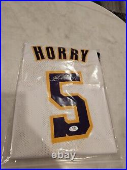 Robert Horry Autographed/Signed Jersey PSA/DNA COA Los Angeles Lakers