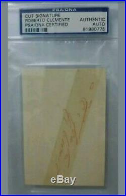Roberto clemente autograph PSA/DNA Red Ink rare