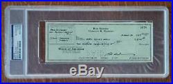 Rod Serling PSA DNA Authentic Check AUTOGRAPH Twilight Zone Signed Encapsulated