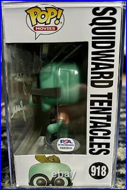 Rodger Bumpass signed Squidward Funko PSA/DNA witnessed