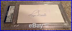 Roger Maris Signed Index Card PSA/DNA Certified Authentic Auto Autograph