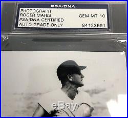 Roger Maris signed Photo PSA/DNA Gem Mint 10 Autograph Yankees Auto Nice Image