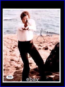 Roger Moore PSA DNA Coa Signed 8x10 Photo James Bond Autograph
