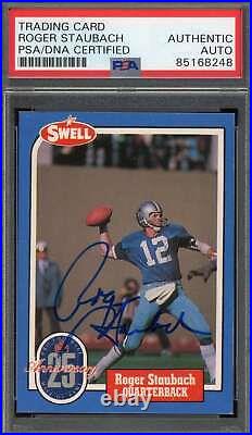 Roger Staubach PSA DNA Signed 1988 Swell Greats Autograph