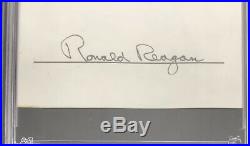 Ronald Reagan Signed Cut Signature PSA/DNA President Autograph Pop Up Sale GOP