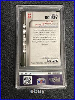 Ronda Rousey 2015 Topps UFC Champions #172 Signed PSA DNA Autograph WWE