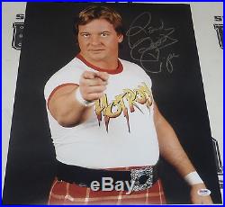 Rowdy Roddy Piper Signed WWE 16x20 Photo PSA/DNA COA Picture Autograph Wrestling