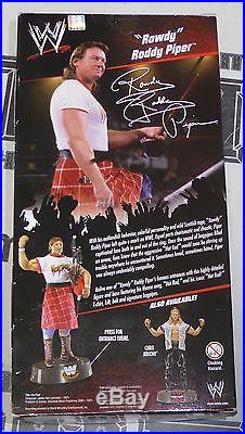 Rowdy Roddy Piper Signed WWE Entrance Greats Action Figure PSA/DNA COA Autograph