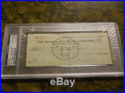 Rudolph Valentino Signed Check Psa/dna Authentic Auto The Sheik The Eagle