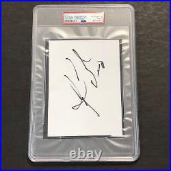 Russell Westbrook signed Cut PSA/DNA Los Angeles Lakers Autographed