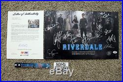 SDCC 2018 Comic-Con WB CW Riverdale Cast Signed Autograph Poster PSA DNA COA