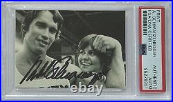 SIGNED Arnold Schwarzenegger Print Photograph PSA DNA COA AUTOGRAPH Sally Field