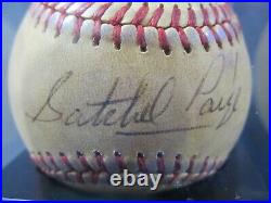 Satchel Paige Cleveland Indians signed autographed baseball PSA DNA 7 GRADED