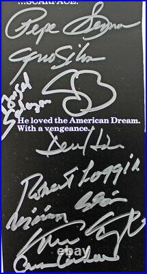 Scarface Cast (11 Signatures) Al Pacino Signed 11x17 Movie Poster PSA/DNA