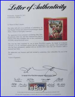 Schwarzenegger/Nielsen Signed Red Sonja Autographed Laser Disc PSA/DNA #Z06266