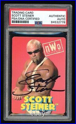 Scott Steiner PSA/DNA Certified Hand Signed Card Auto Autograph NWO