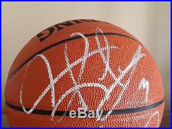 Scottie Pippen & Dennis Rodman Autographed Official Basketball PSA/DNA Certified