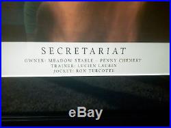 Secretariat Print Memories of Greatness Autographed PSA/DNA certified