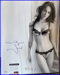 Sexy Megan Fox Autograph 16 X 20 PSA / DNA Coa Celebrity Authentic 10/17/2016
