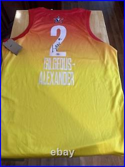 Shai Gilgeous-Alexander Signed First All Star Jersey PSA/DNA Autograph, Nike