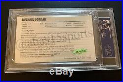 Signed 1985 Nike Michael Jordan Rookie Card Uda Autograph Rc Auto Psadna Jumpman
