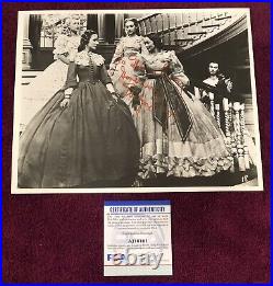 Signed Autograph Photo Gone With The Wind Evelyn Keyes COA PSA/DNA JSA PHOTO