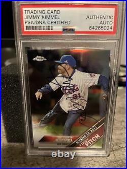 Signed Jimmy Kimmel NY Mets First Pitch PSA Authentic Auto