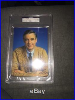 Signed Mister Fred Rogers 5x7 Photo (with inscription) PSA/DNA auto mr rogers