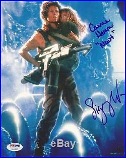 Sigourney Weaver & Carrie Henn Autographed Signed Aliens Psa/dna 8x10 Photo