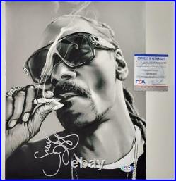 Snoop Dogg signed 11x14 Photo Hip Hop Rap Artist FULL Autograph PSA/DNA COA