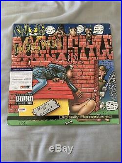 Snoop Doggy Dogg Signed Autograph Doggystyle Vinyl Record Album Psa/dna