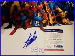 Stan Lee 16x20 Photo Signed Autographed Auto PSA DNA COA Marvel Cast