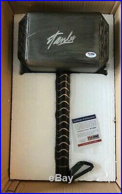 Stan Lee Autographed Thor Hammer with PSA/DNA COA