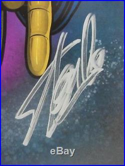 Stan Lee Signed Autographed Marvel Comics 11x17 Print Psa/dna #ae41636